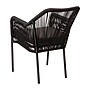 Flash Furniture Kallie Patio Club Chairs, Black/Gray, 2 Pack (SDAAD892006BK2)~#|#~sp167317539_sc7