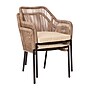 Flash Furniture Kallie Patio Club Chairs, Natural/Ivory, 2 Pack (SDAAD892006NAT2)~#|#~sp167317558_sc7