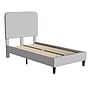 Flash Furniture Addison Upholstered Platform Bed in Light Gray Fabric, Twin (HG3WPB21T01TGY)~#|#~sp167318924_sc7
