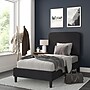 Flash Furniture Addison Upholstered Platform Bed in Charcoal Fabric, Twin (HG3WPB21T01TBK)~#|#~sp167318974_sc7