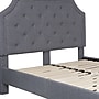 Flash Furniture Brighton Tufted Upholstered Platform Bed in Light Gray Fabric, Full (SLBK4FLG)~#|#~sp167319134_sc7