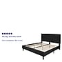 Flash Furniture Roxbury Tufted Upholstered Platform Bed in Black Fabric, King (SLBK5KBK)~#|#~sp167319197_sc7