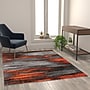 Flash Furniture Rylan Collection 5' x 7' Rectangular Area Rug, Machine Made, Olefin/Jute, Orange (ACDRGTRZ86357OR)~#|#~sp167319766_sc7