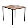 Flash Furniture Lark Outdoor Dining Table Set, Faux Teak, 5 Piece/Set (XUDG810060064)~#|#~sp167334135_sc7