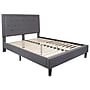 Flash Furniture Roxbury Tufted Upholstered Platform Bed in Light Gray Fabric, Queen (SLBK5QLG)~#|#~sp167335263_sc7