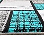 Flash Furniture Raven Collection 2' x 7' Rectangular Area Rug, Machine Made, Olefin/Jute, Turquoise (OKRRG111027TQ)~#|#~sp167335497_sc7