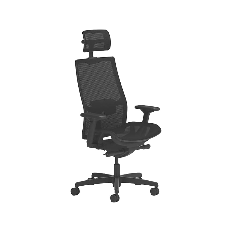HON Ignition Mesh Swivel Task Chair, Black (HIWMMSKD.S2.A.H.IM.IMS.BL.SB.T.HR) image 1