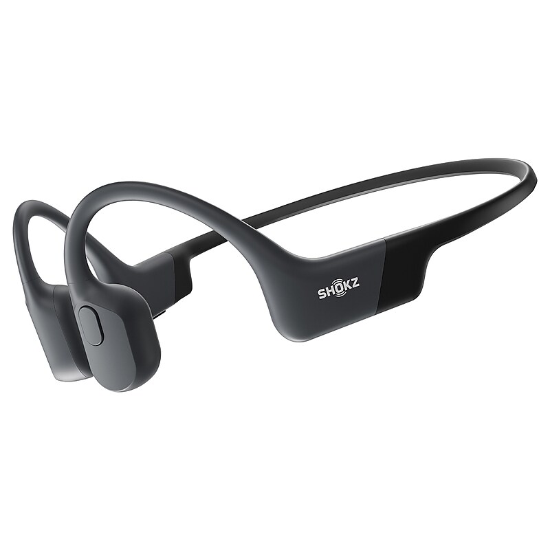 Shokz OpenRun Mini Bone-Conduction Headphones with Microphones, Black (VXLS803MNBKUS) image 1