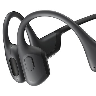 Shokz OpenRun Pro Premium Bone-Conduction Open-Ear Sport Headphones with Microphones, Black (S810-ST-BK-US)