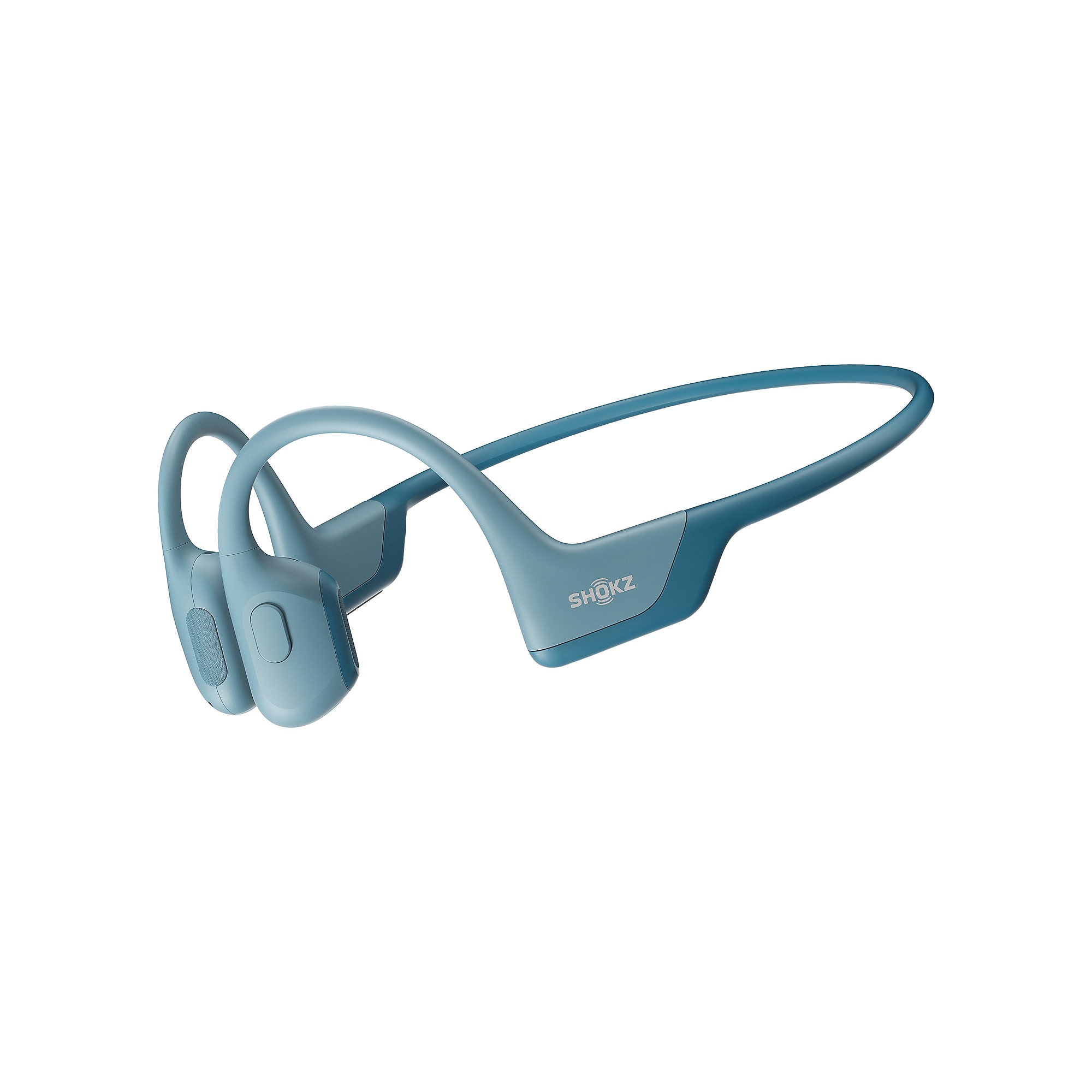 Shokz OpenRun Pro Premium Bone-Conduction Open-Ear Sport Headphones with Microphones, Blue (S810-ST-BL-US) Sansujyuku sansujyuku.com