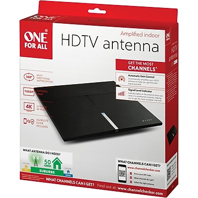 One For All Amplified Indoor Smart HDTV Antenna - Thumbnail 2