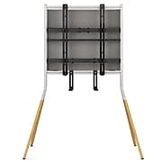 One For All Falcon 32-In. to 70-In. Flat Floor Stand, Oak and Silver, (WM7482)
