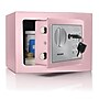 Honeywell Steel Box Safe with Keypad Lock, Pink, 0.15 cu. ft. (5605P)~#|#~sp167416133_sc7