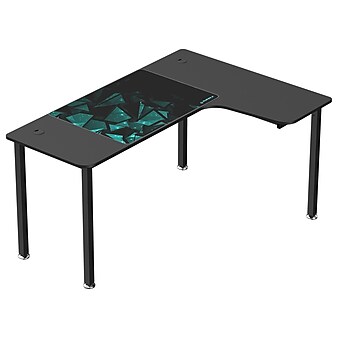 Eureka Ergonomic 61" Computer Gaming Desk, Black (GD0084-BK)