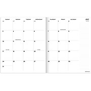 2022-2023 TF Publishing Through the Year 6.5" x 8" Academic Monthly Planner, Kraft/Black (AY-MMO-23-4216)