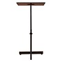Oklahoma Sound Portable Presentation Series Adjustable Speaker Stand Podium, 30-44"H, Mahogany (70-MY)~#|#~sp167658895_sc7