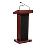 Oklahoma Sound Orator Series 46"H Wireless Ready Floor Sound Lectern, Mahogany (800X-MY)~#|#~sp167658901_sc7