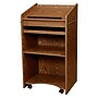Oklahoma Sound Aristocrat Series 46"H Floor Lectern, Medium Oak (600-MO)~#|#~sp167658927_sc7