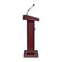 Oklahoma Sound Orator Series 46"H Wireless Ready Floor Sound Lectern, Mahogany (800X-MY)~#|#~sp167659004_sc7