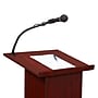 Oklahoma Sound Power Plus Series 46"H, Wireless Ready Floor Sound Lectern, Mahogany (111PLS-MY)~#|#~sp167659059_sc7