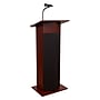 Oklahoma Sound Power Plus Series 46"H, Wireless Ready Floor Sound Lectern, Mahogany (111PLS-MY)~#|#~sp167659060_sc7