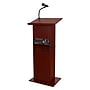 Oklahoma Sound Power Plus Series 46"H, Wireless Ready Floor Sound Lectern, Mahogany (111PLS-MY)~#|#~sp167659161_sc7