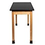 National Public Seating Wood Series Science Table, 24" x 72", Black/Ash (SLT2-2472H)~#|#~sp167659247_sc7