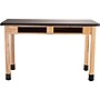 National Public Seating Wood Series Science Table, 24" x 60", Black/Ash (SLT1-2460HB)~#|#~sp167659354_sc7