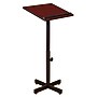 Oklahoma Sound Portable Presentation Series Adjustable Speaker Stand Podium, 30-44"H, Mahogany (70-MY)~#|#~sp167659425_sc7