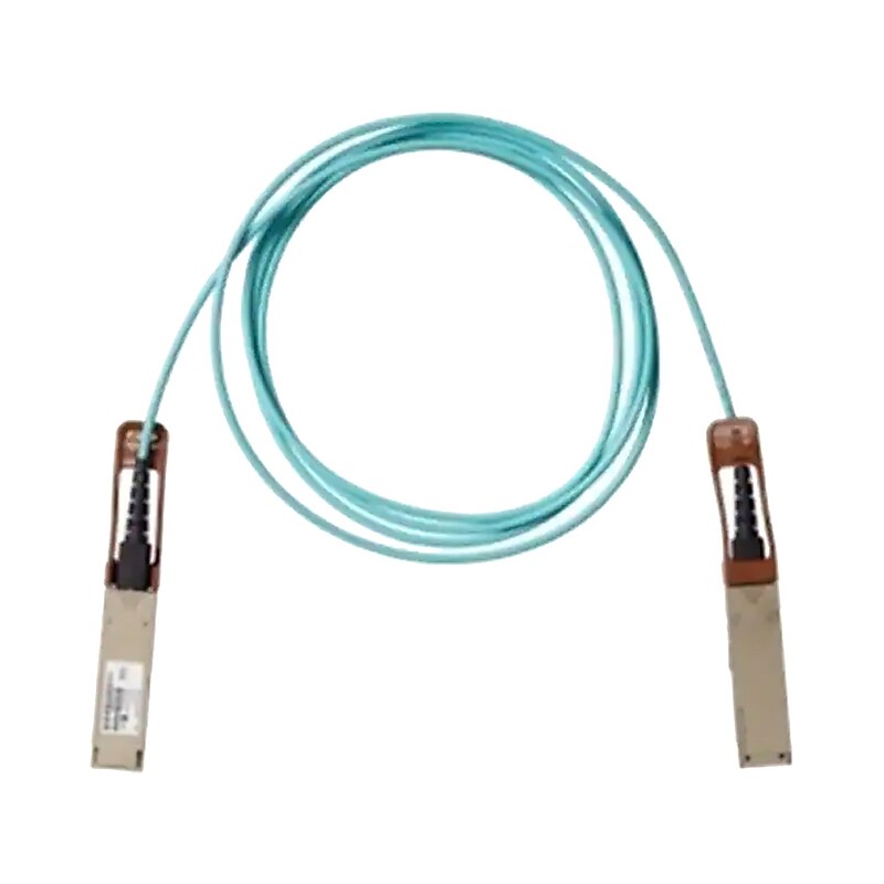 Cisco 100GBASE QSFP Active Optical Cable, 1m (QSFP-100G-AOC1M=) image 1