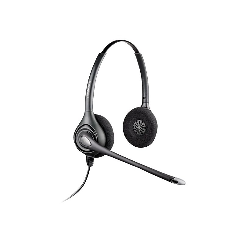 Poly SupraPlus H261N-CD Stereo On Ear Headset, Black (7S444AA) image 1