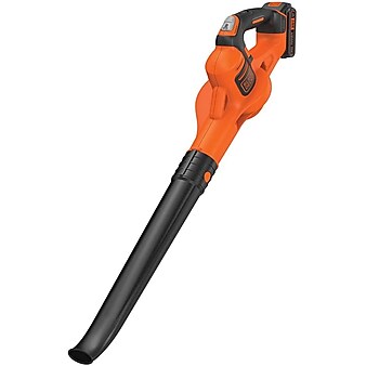 Black & Decker PowerBoost Handheld Leaf Blower, Orange, (LSW321)