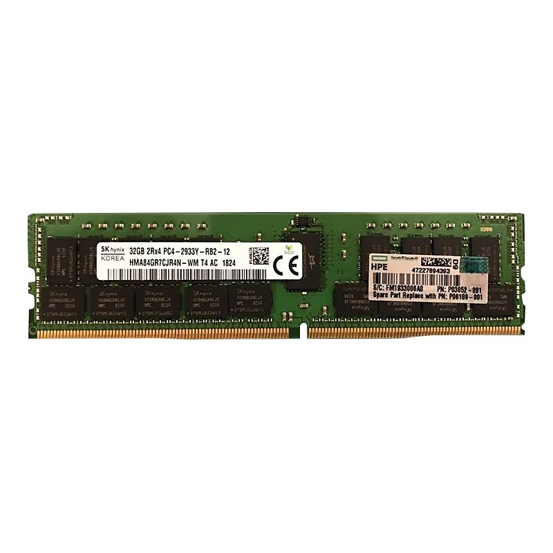 HPE 32GB DDR4 RDIMM 288-pin DRAM Memory (P06189-001) image 1