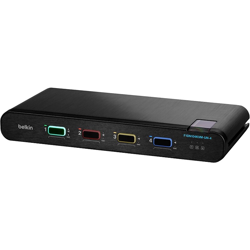 Belkin Universal 2nd Gen Secure KVM Switch (F1DN104KVM-UN-4) image 1