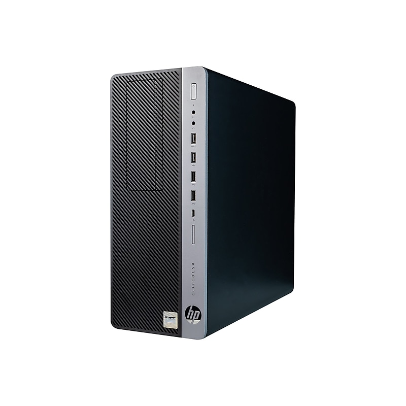 HP EliteDesk 800 G3 Refurbished Desktop Computer, Intel Core i5-6500, 8GB Memory, 240GB SSD (BTG-00048776) image 1