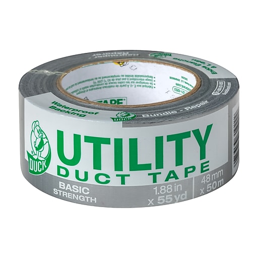 DUCT TAPE 48mmx25m - Large core - Silver - Bulk - National Stationery