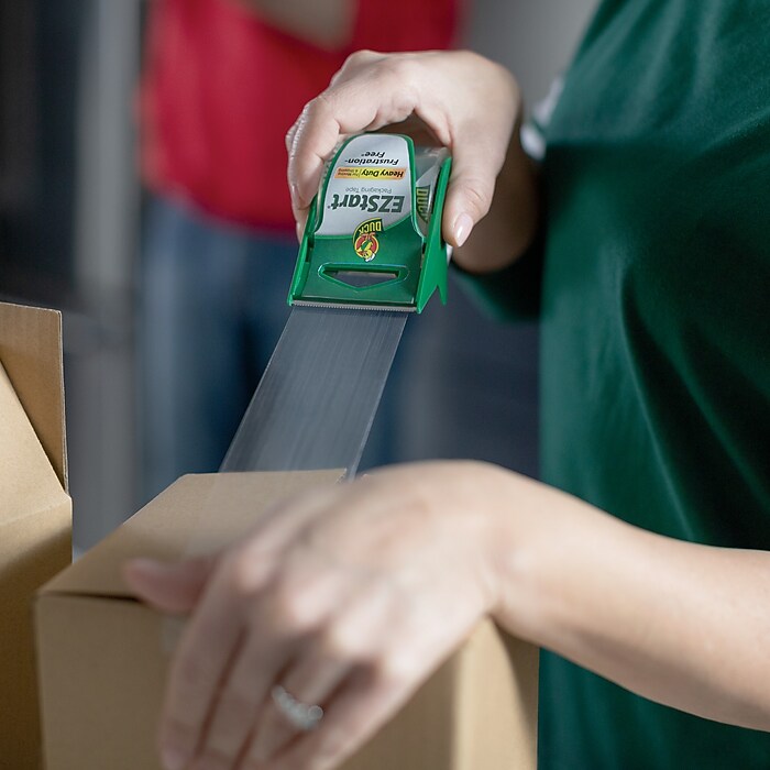 Duck EZ-Start Packing Tape with Dispenser, 1.88