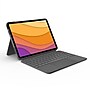 Logitech Combo Touch iPad Air (4th, 5th Gen) Keyboard Case - Detachable Backlit Keyboard with Kickstand, Oxford Gray~#|#~sp167741307_sc7