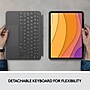 Logitech Combo Touch iPad Air (4th, 5th Gen) Keyboard Case - Detachable Backlit Keyboard with Kickstand, Oxford Gray~#|#~sp167741313_sc7