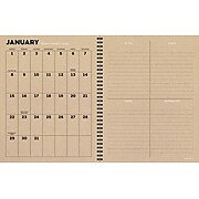 2022-2023 TF Publishing Abstract Kraft 8.5" x 11" Academic Weekly & Monthly Planner, Multicolor (AY-LWM-23-9700)