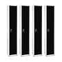 AdirOffice 72'' Single Tier Black Storage Locker, 4/Pack (629-201-BLK-4PK)~#|#~sp167806549_sc7