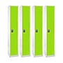 AdirOffice 72'' Single Tier Green Storage Locker, 4/Pack (629-201-GRN-4PK)~#|#~sp167806584_sc7
