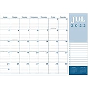 2022-2023 TF Publishing Professional 12" x 17" Academic Monthly Desk Pad Calendar, Blue/White (AY-MBL-23-8506)