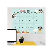 2022-2023 TF Publishing Monthly Theme 17" x 22" Academic Monthly Desk Pad Calendar (AY-LBL-23-8208)
