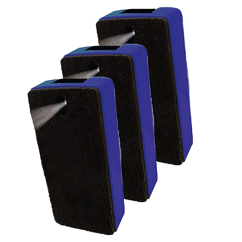 Charles Leonard Magnetic Whiteboard Spray Eraser with Liquid Cleaner, Blue, Pack of 3 (CHL74560-3) image 1
