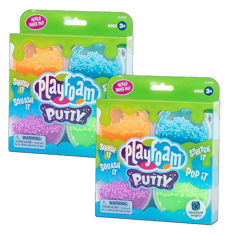Educational Insights Playfoam Putty, Assorted Colors (EI-2050) image 1
