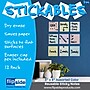 Flipside Products Dry Erase Stickables with Dry Erase Marker, Assorted Pastel Colors, 3" x 3", 12 Per Pack, 3 Packs (FLP94433-3)~#|#~sp167908801_sc7