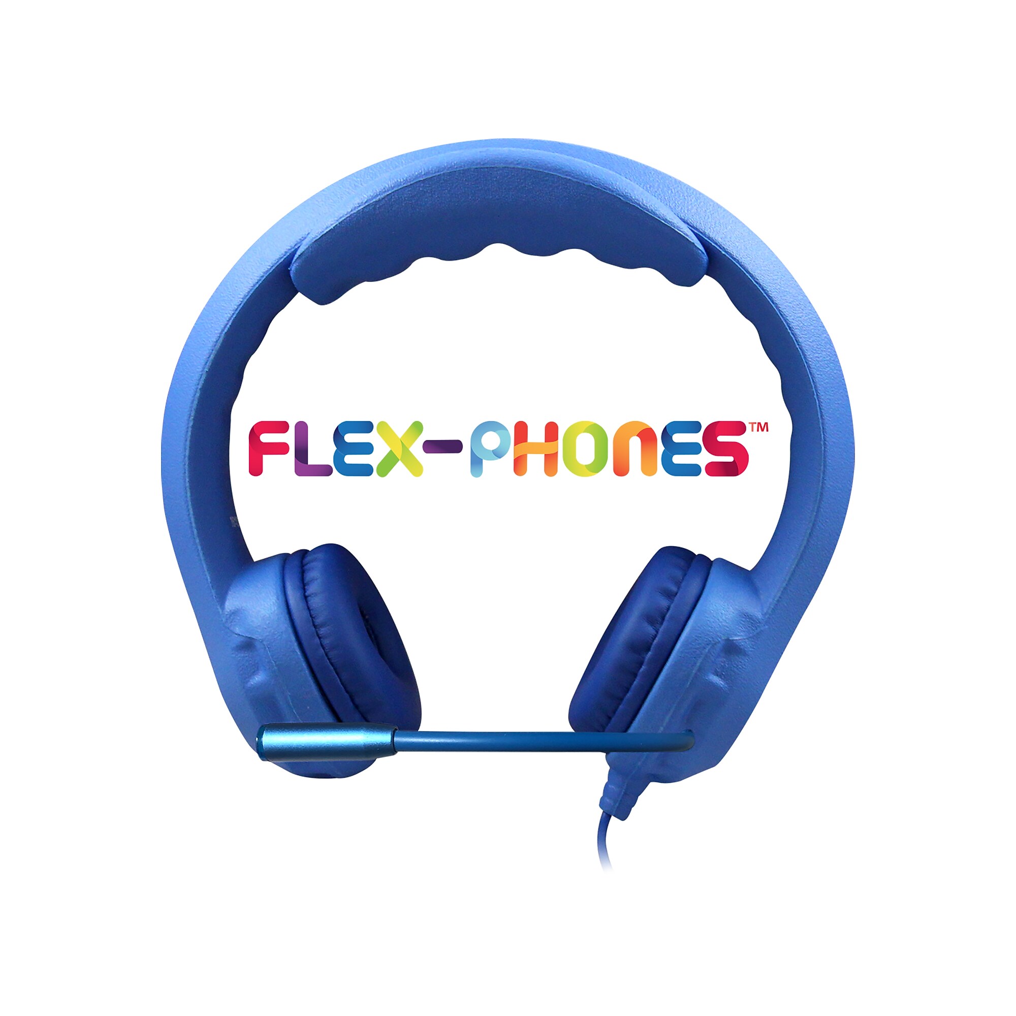 HamiltonBuhl Kid’s Flex-Phones TRRS Headset with Gooseneck Microphone, Blue (HECKFX2UBLU) Sansujyuku sansujyuku.com