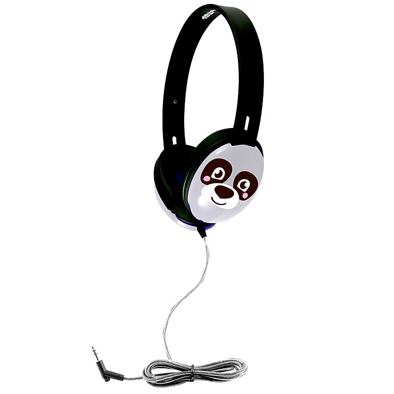 HamiltonBuhl Primo Series Stereo Headphone, Panda Face, Black/White (HECPRM100P) image 1