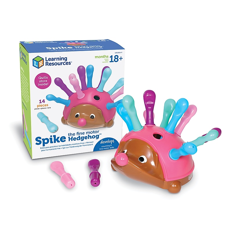 Learning Resources Spike The Fine Motor Hedgehog Pink (LER8904P) image 1
